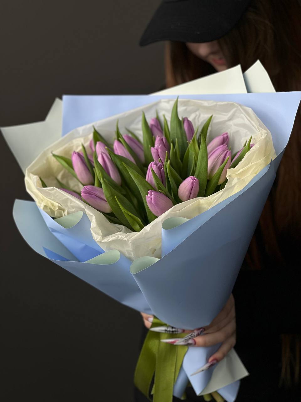 Фиолетовые тюльпаны