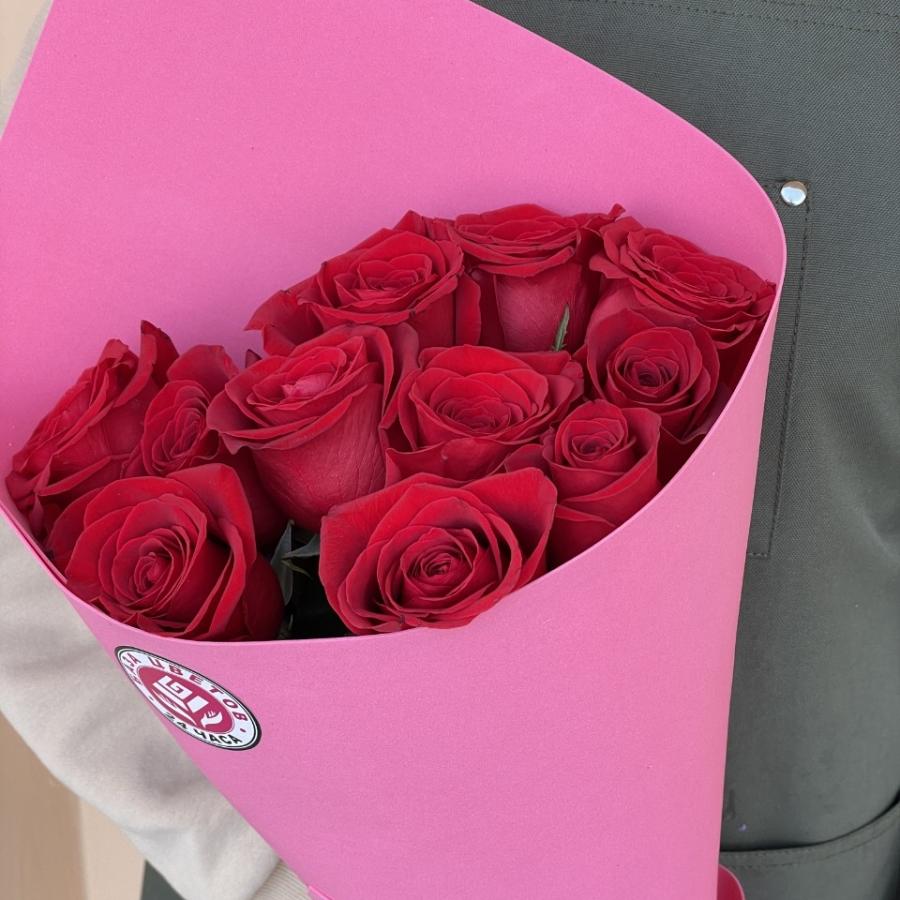 Розы красные 50 см