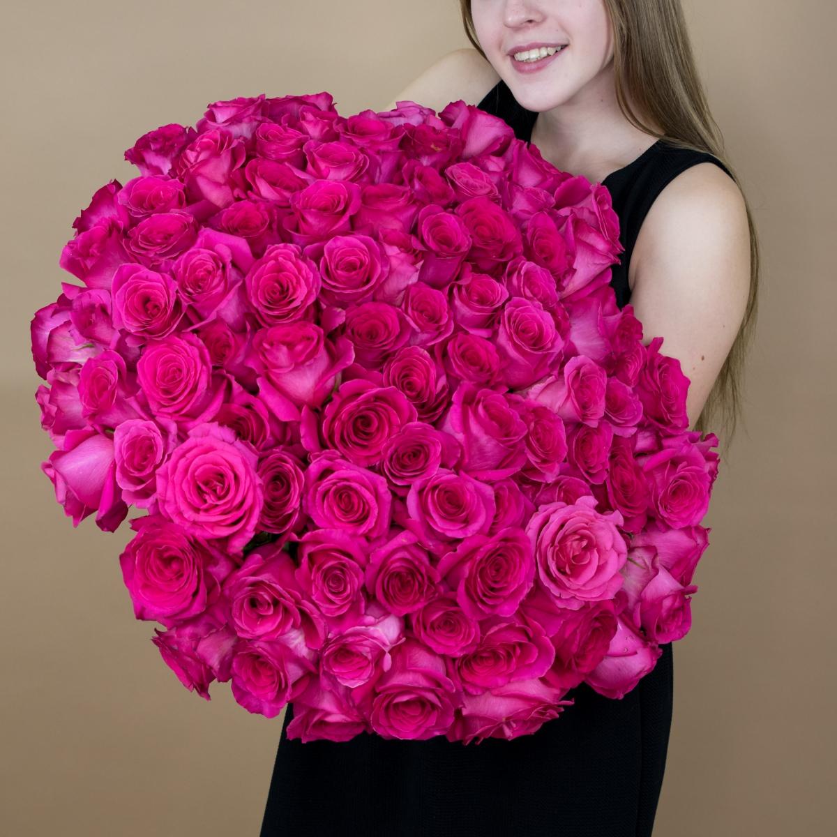 Букет из розовых роз 75 шт. (40 см) (articul - 20482u)