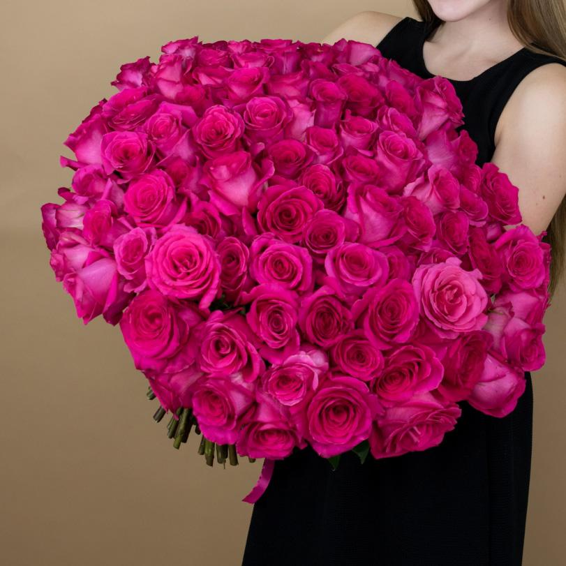 Композиция из розовых роз 40 см (Эквадор)