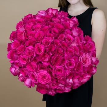 Композиция из розовых роз 40 см (Эквадор)