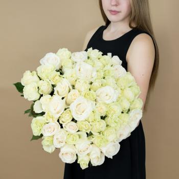 Букет из белых роз 101 шт 40 см (Эквадор) articul: 21090